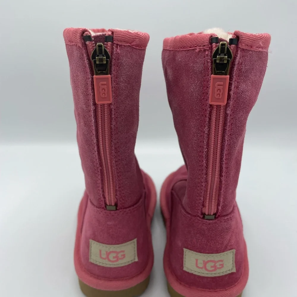 UGG Lil Sunshine Pink Zip Up‎ Boots NWOT